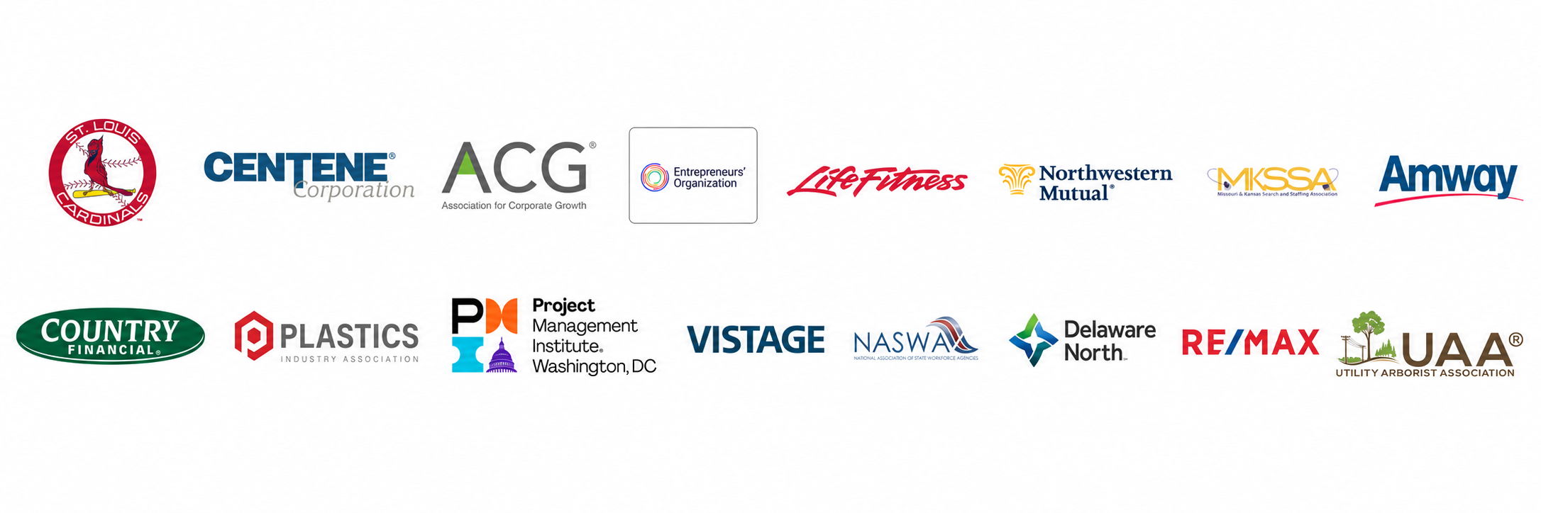 Combined client logos